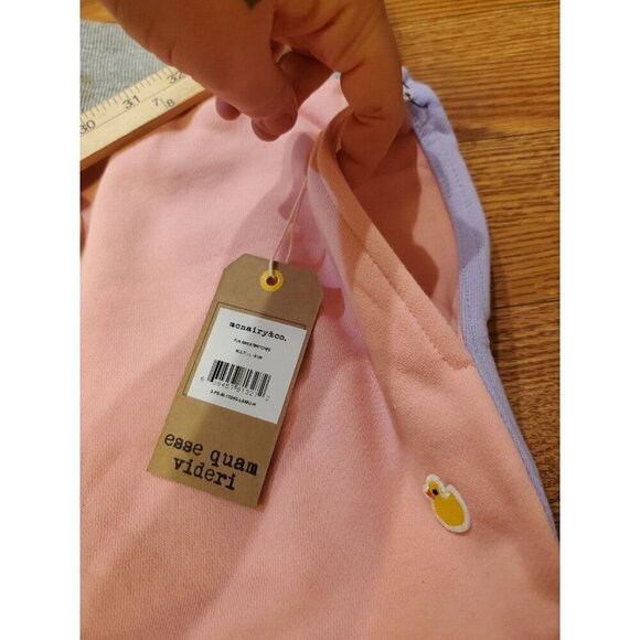 Mcnairy&co Cuffed Sweatpants Womens sz L Multicolor Spring Streetwear Heavy NWT - Picture 7 of 11